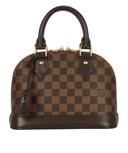 Alma BB Damier Ebene, front view
